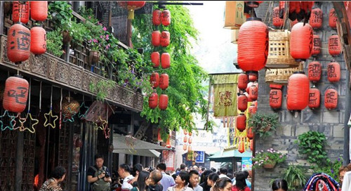 Chengdu Ancient Commercial Street—Jinli Old Street